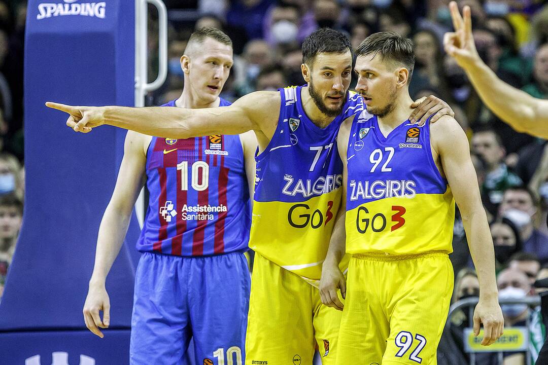 „Žalgiris“ – „Barcelona“ 91:84 | Eurolyga