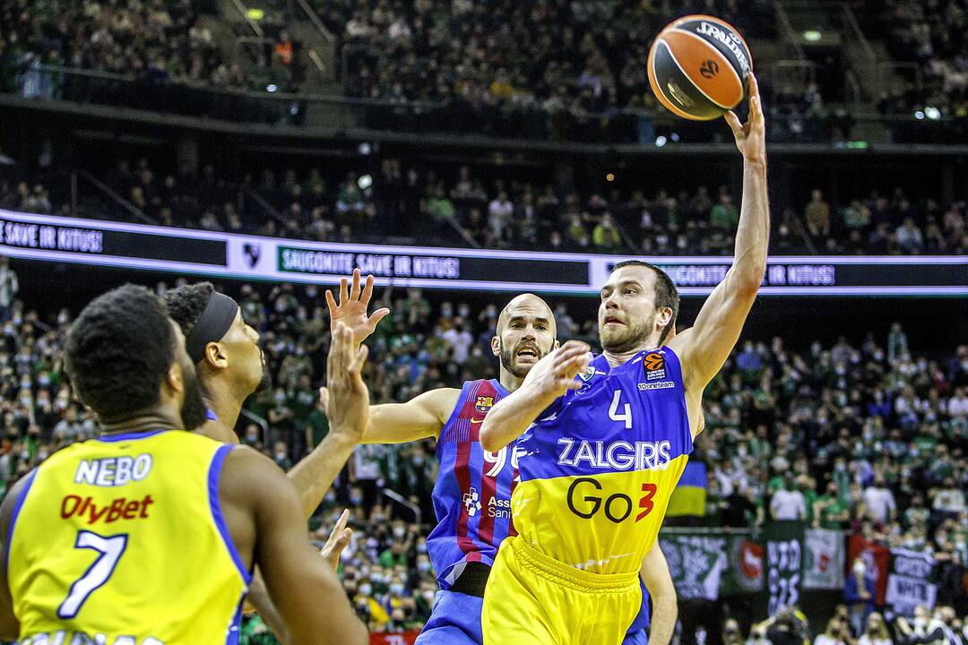„Žalgiris“ – „Barcelona“ 91:84 | Eurolyga