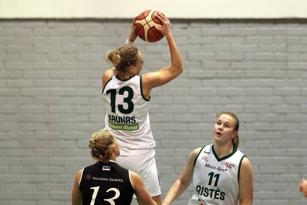 Moterų lyga: „Aistės-LSMU“ – „Tallinna Ulikool“ 75:63