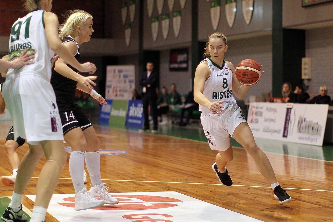 Moterų lyga: „Aistės-LSMU“ – „Tallinna Ulikool“ 75:63