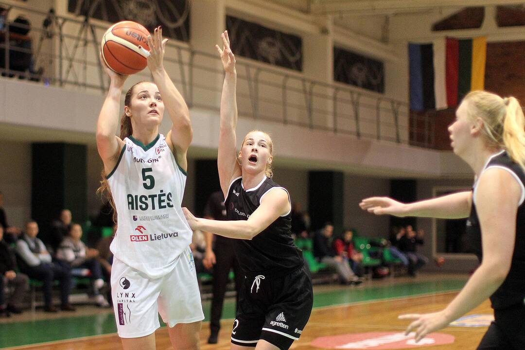 Moterų lyga: „Aistės-LSMU“ – „Tallinna Ulikool“ 75:63