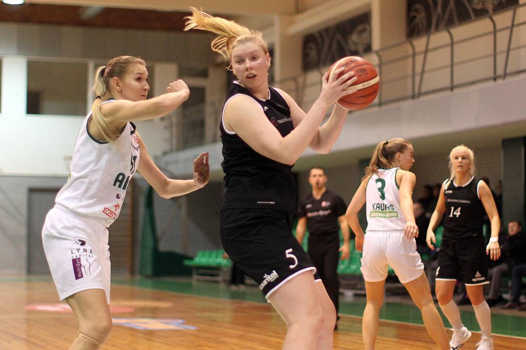 Moterų lyga: „Aistės-LSMU“ – „Tallinna Ulikool“ 75:63