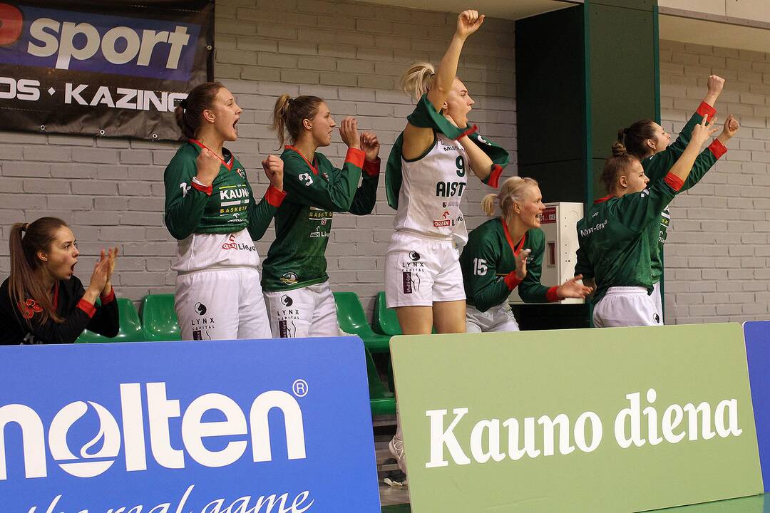Moterų lyga: „Aistės-LSMU“ – „Tallinna Ulikool“ 75:63