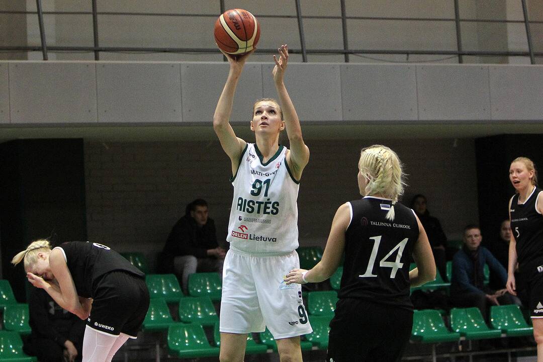Moterų lyga: „Aistės-LSMU“ – „Tallinna Ulikool“ 75:63