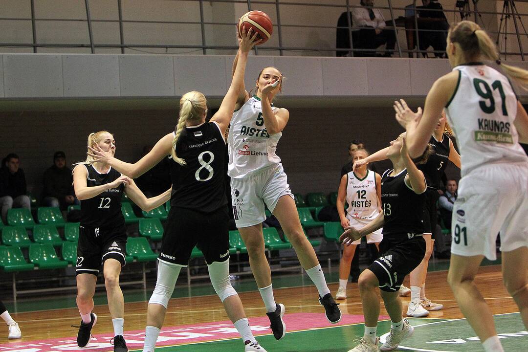 Moterų lyga: „Aistės-LSMU“ – „Tallinna Ulikool“ 75:63