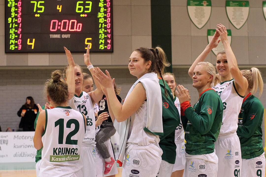 Moterų lyga: „Aistės-LSMU“ – „Tallinna Ulikool“ 75:63