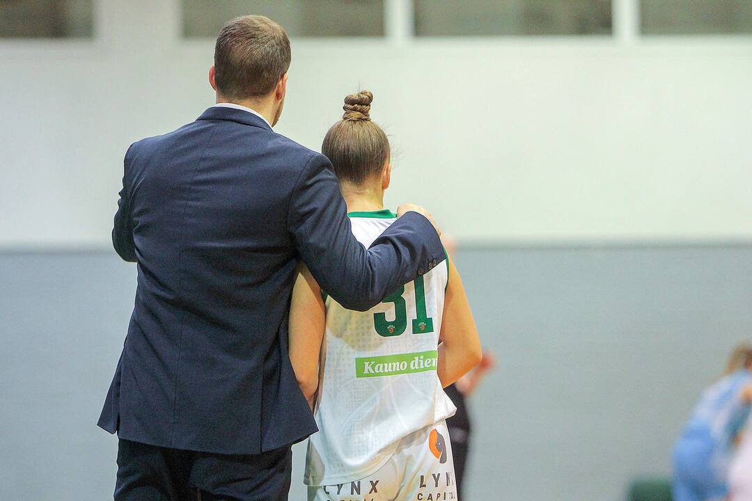 Moterų lyga: „Aistės-LSMU“ – „Kibirkštis-VKM“ 97:52