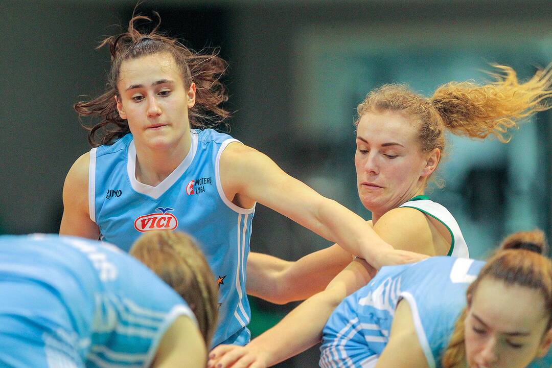 Moterų lyga: „Aistės-LSMU“ – „Kibirkštis-VKM“ 97:52