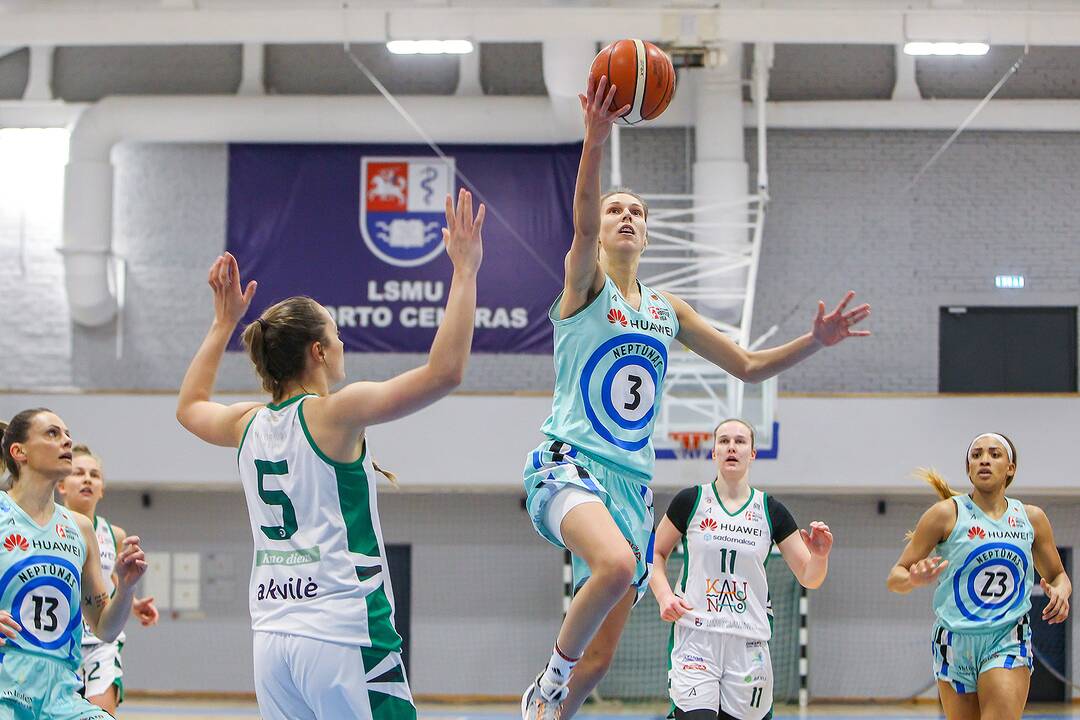 Moterų lyga: „Aistės-LSMU“ – „Neptūnas“ 58:79