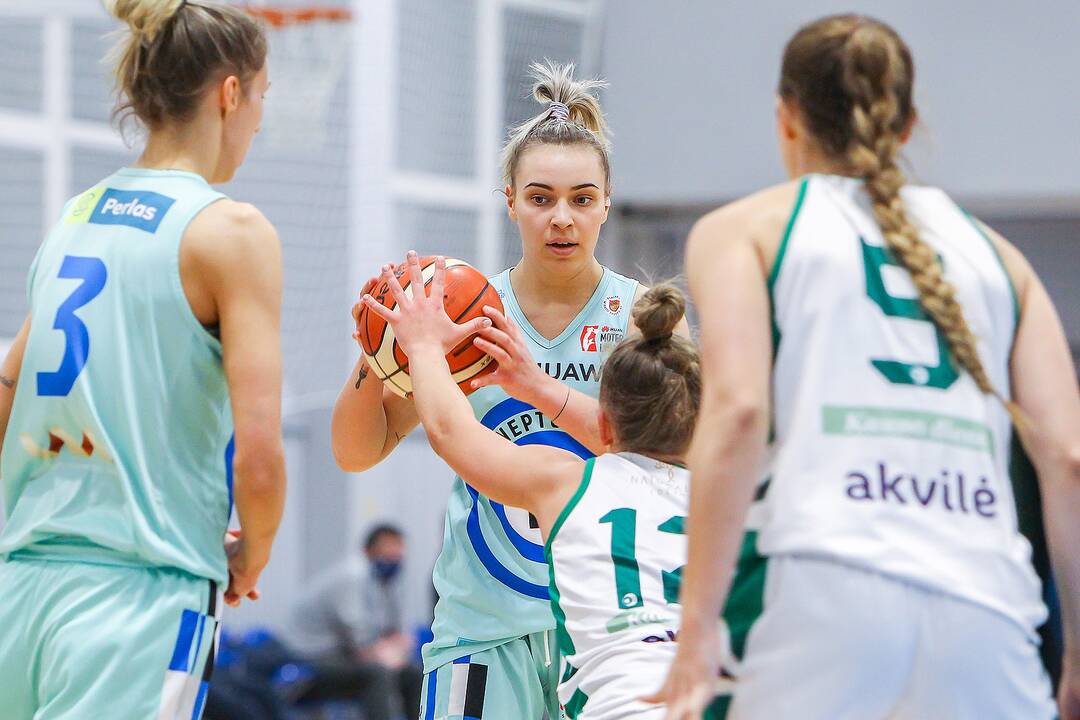 Moterų lyga: „Aistės-LSMU“ – „Neptūnas“ 58:79