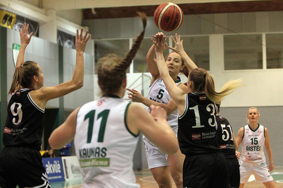 Moterų lyga: „Aistės-LSMU“ – RSU 66:69