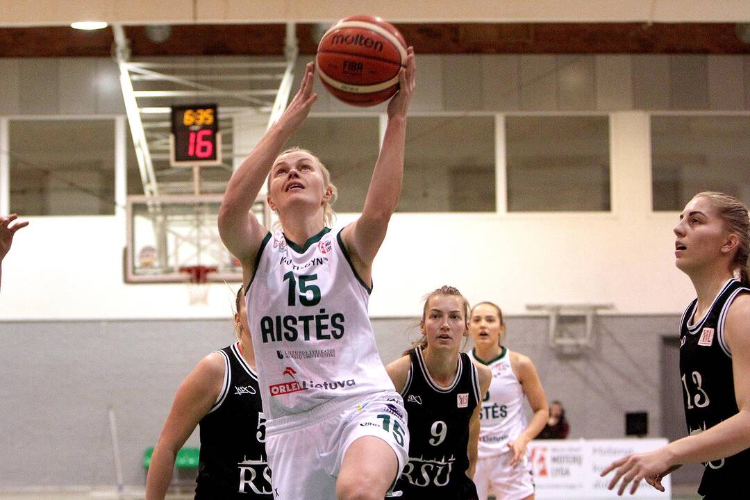 Moterų lyga: „Aistės-LSMU“ – RSU 66:69