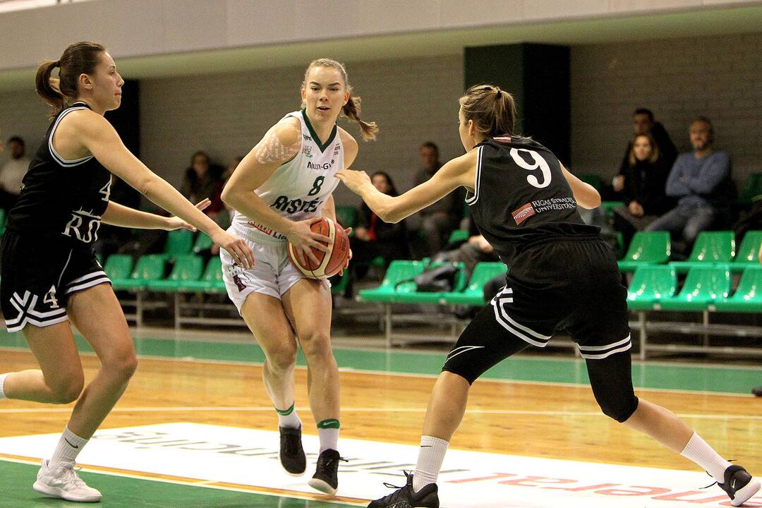 Moterų lyga: „Aistės-LSMU“ – RSU 66:69