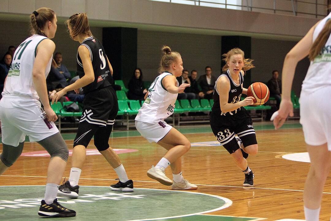 Moterų lyga: „Aistės-LSMU“ – RSU 66:69