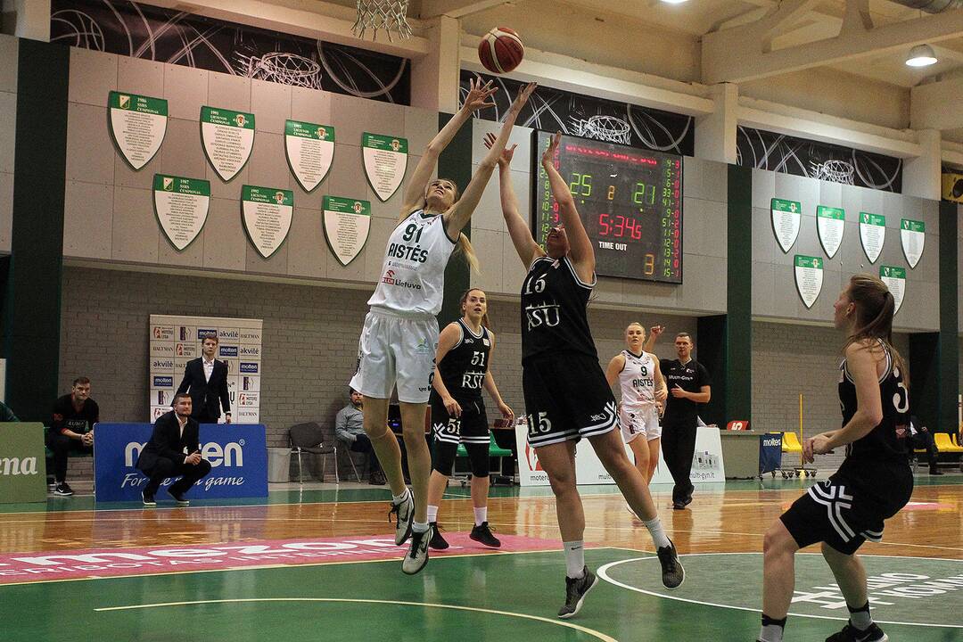 Moterų lyga: „Aistės-LSMU“ – RSU 66:69