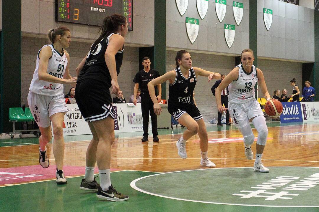 Moterų lyga: „Aistės-LSMU“ – RSU 66:69