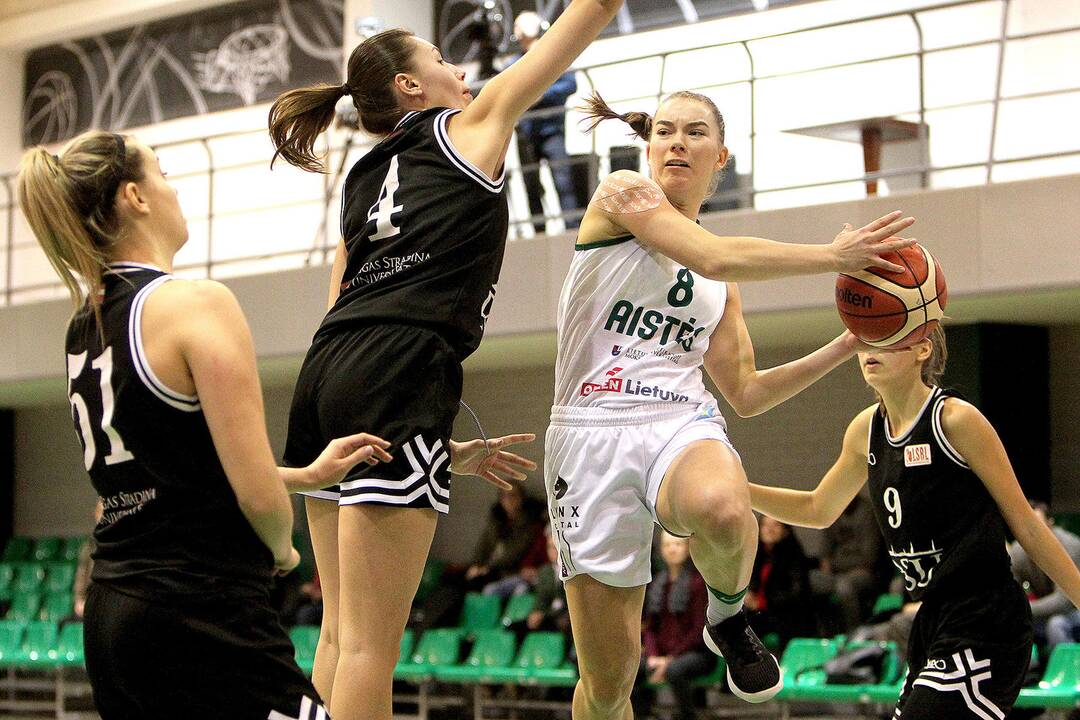 Moterų lyga: „Aistės-LSMU“ – RSU 66:69