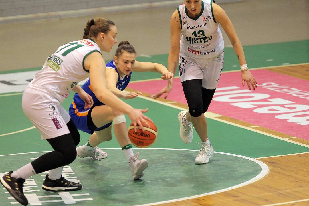 Moterų lyga: „Aistės-LSMU“ – „Vilkmergė“ 82:44