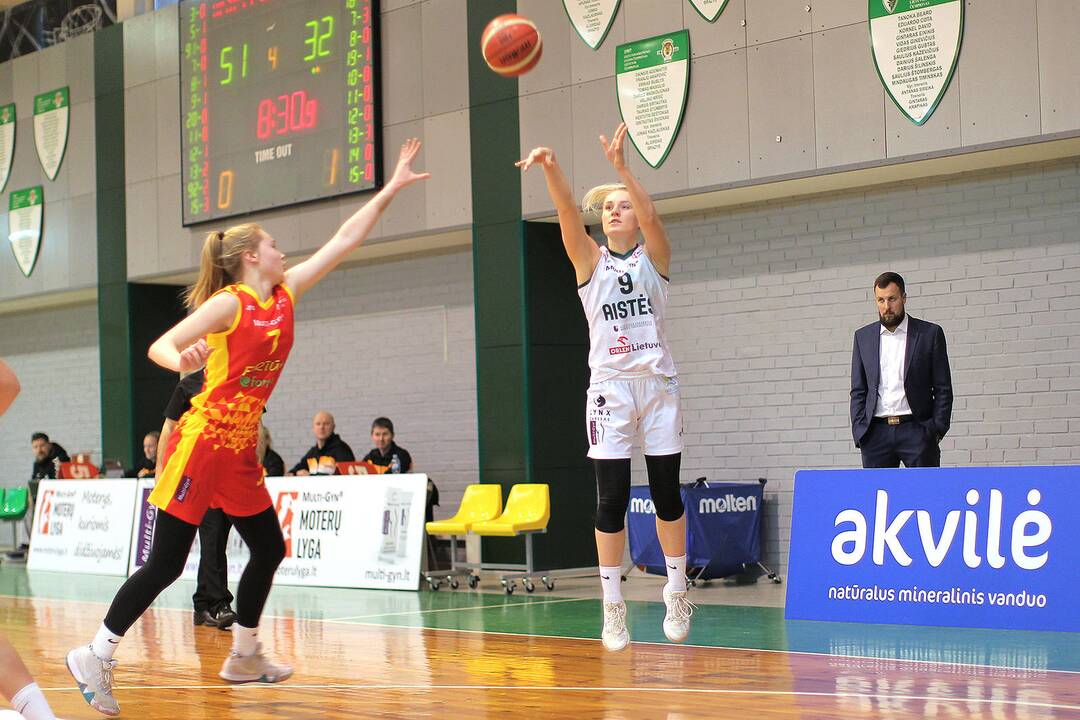 Moterų lyga: „Aistės-LSMU“ – „Fortūna“ 73:35