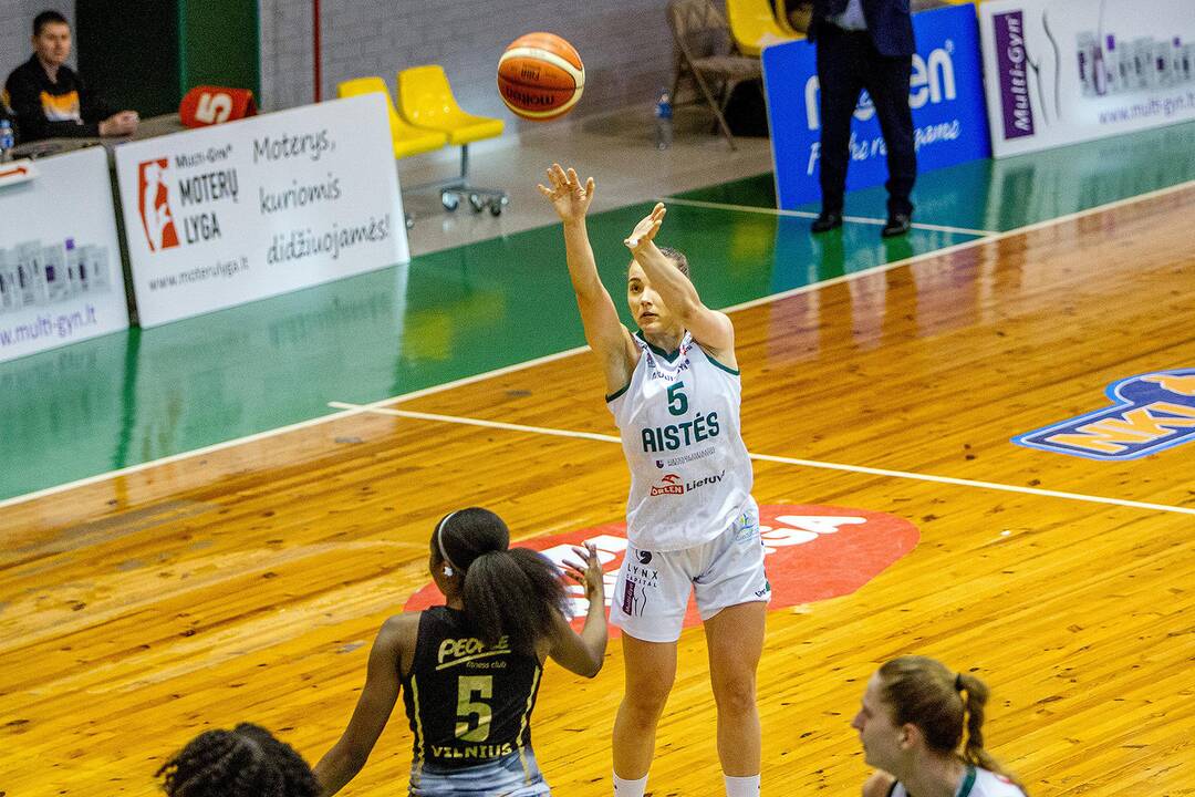 Moterų lyga: „Aistės-LSMU“ – „Kibirkštis“ 66:63