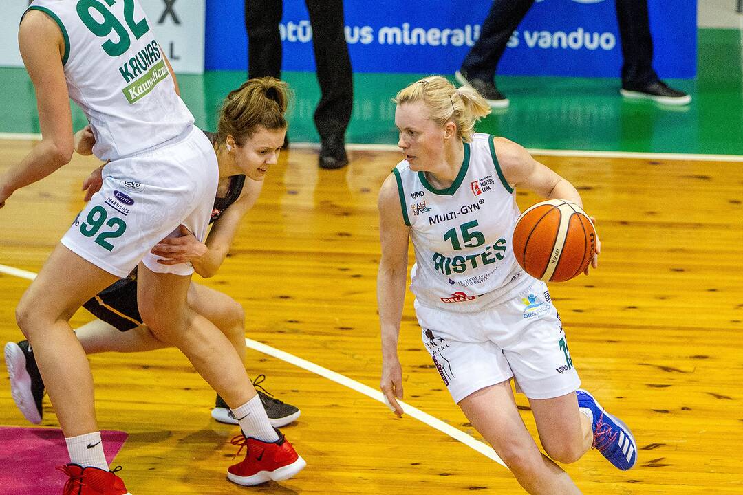 Moterų lyga: „Aistės-LSMU“ – „Kibirkštis“ 66:63