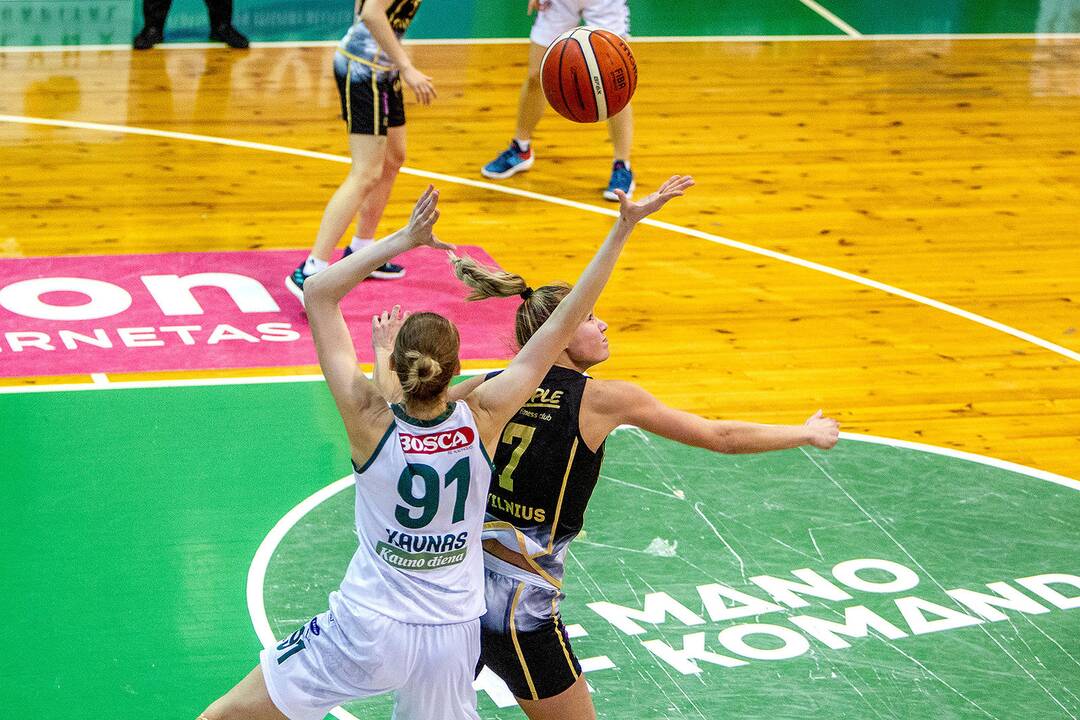 Moterų lyga: „Aistės-LSMU“ – „Kibirkštis“ 66:63