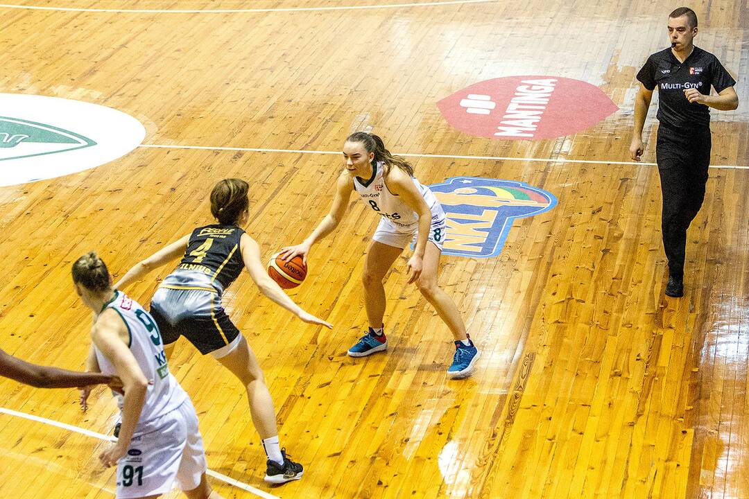 Moterų lyga: „Aistės-LSMU“ – „Kibirkštis“ 66:63