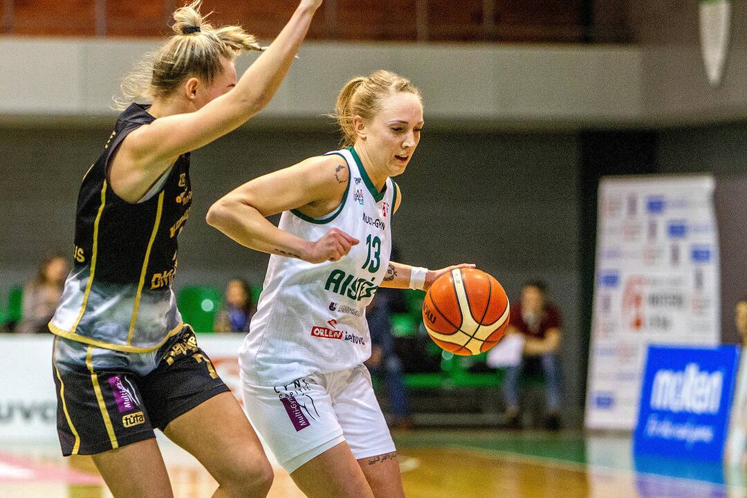Moterų lyga: „Aistės-LSMU“ – „Kibirkštis“ 66:63