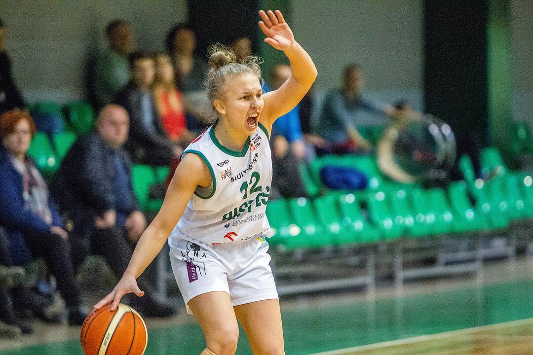 Moterų lyga: „Aistės-LSMU“ – „Kibirkštis“ 66:63