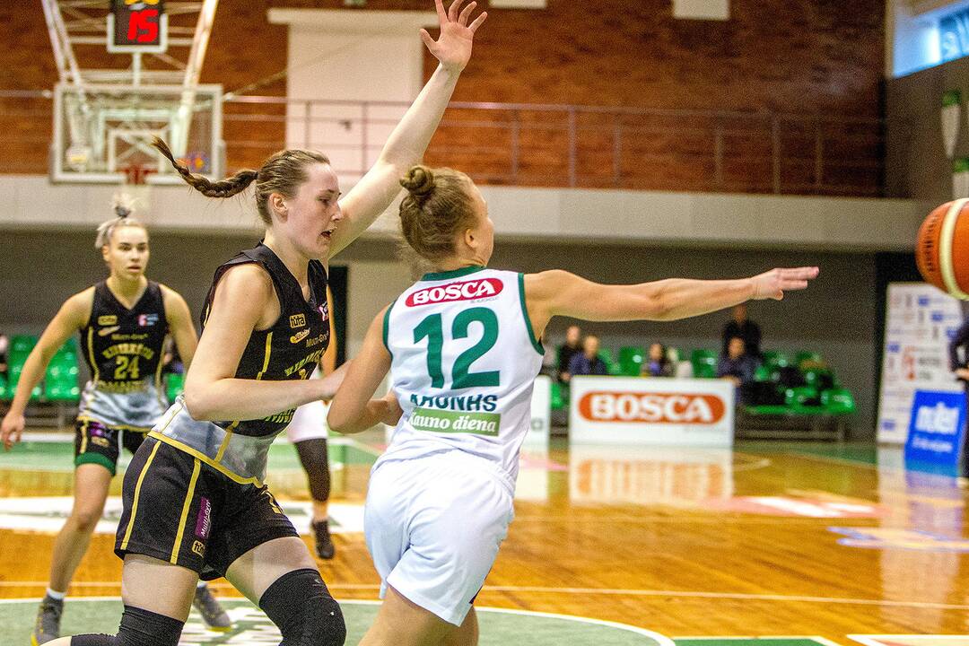 Moterų lyga: „Aistės-LSMU“ – „Kibirkštis“ 66:63
