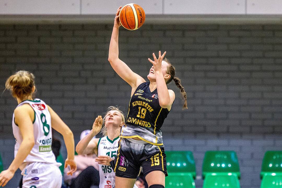 Moterų lyga: „Aistės-LSMU“ – „Kibirkštis“ 66:63
