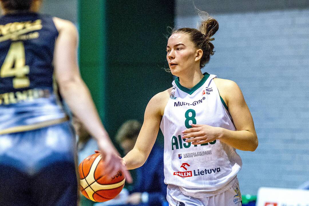 Moterų lyga: „Aistės-LSMU“ – „Kibirkštis“ 66:63