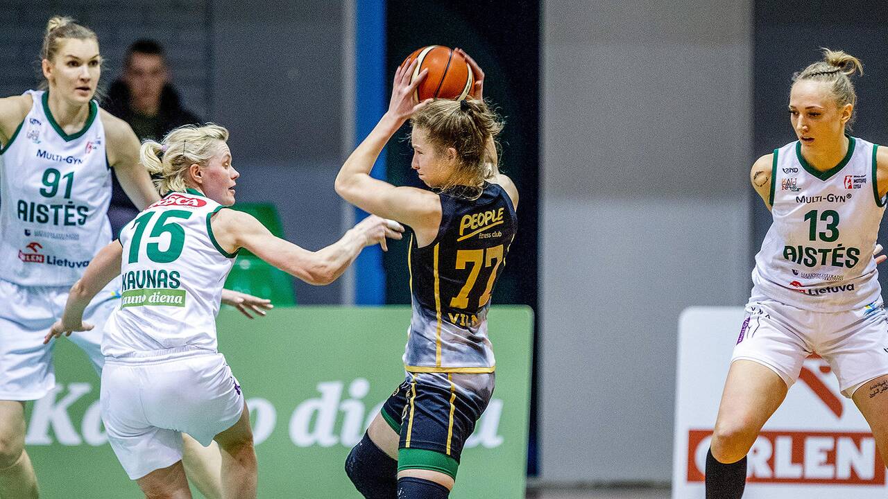 Moterų lyga: „Aistės-LSMU“ – „Kibirkštis“ 66:63