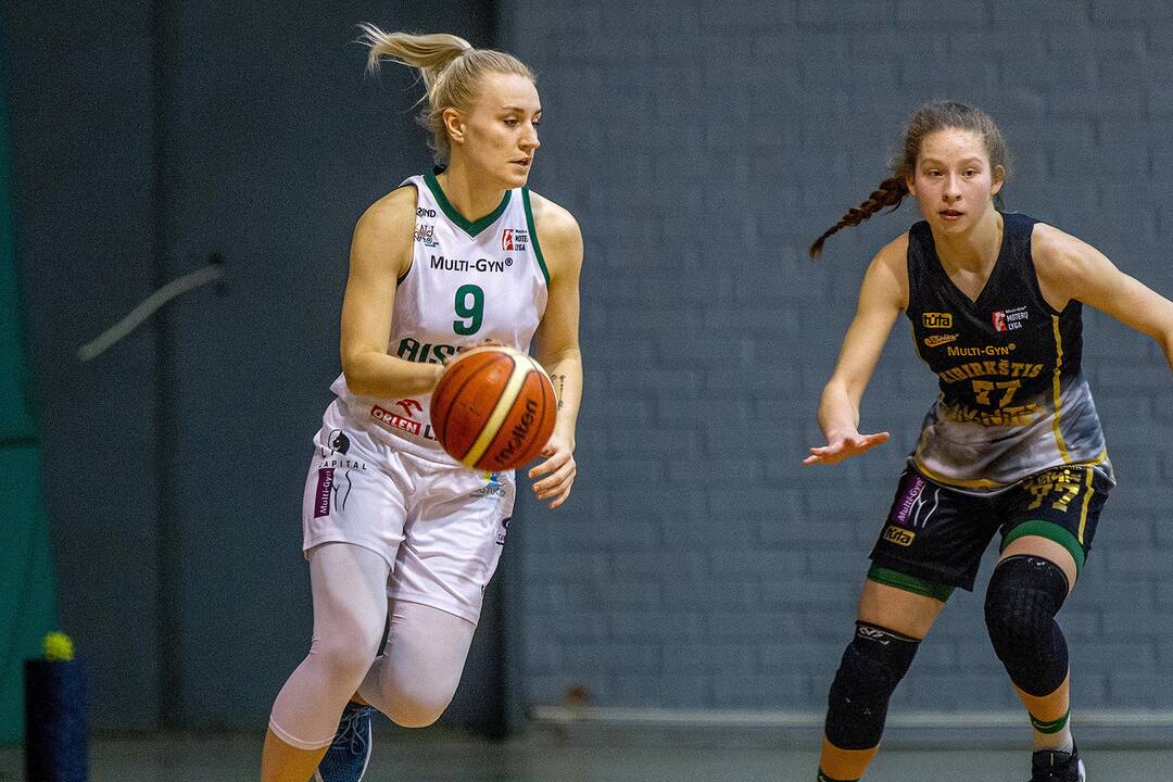 Moterų lyga: „Aistės-LSMU“ – „Kibirkštis“ 66:63
