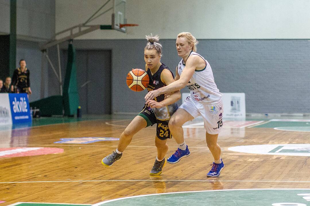 Moterų lyga: „Aistės-LSMU“ – „Kibirkštis“ 66:63