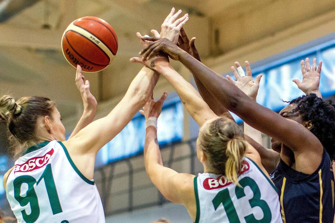 Moterų lyga: „Aistės-LSMU“ – „Kibirkštis“ 66:63