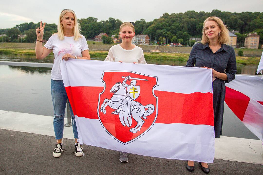 Solidarumo su Baltarusija akcija Kaune