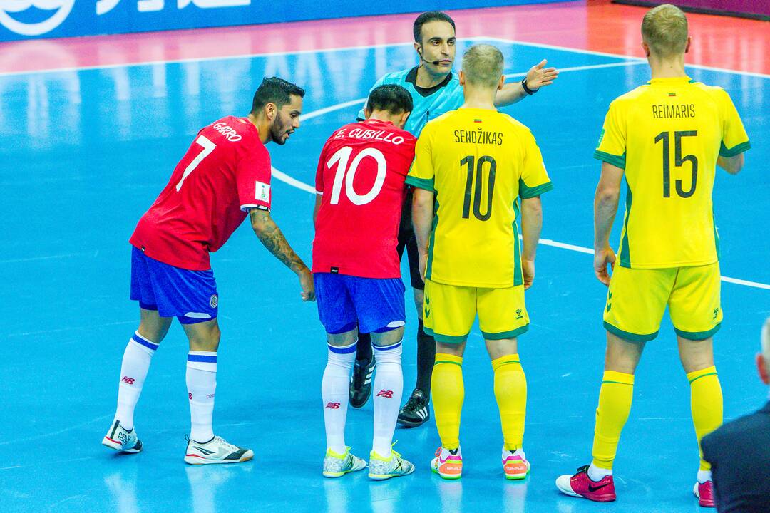 Kosta Rika – Lietuva 6:2 | Futsalo PČ