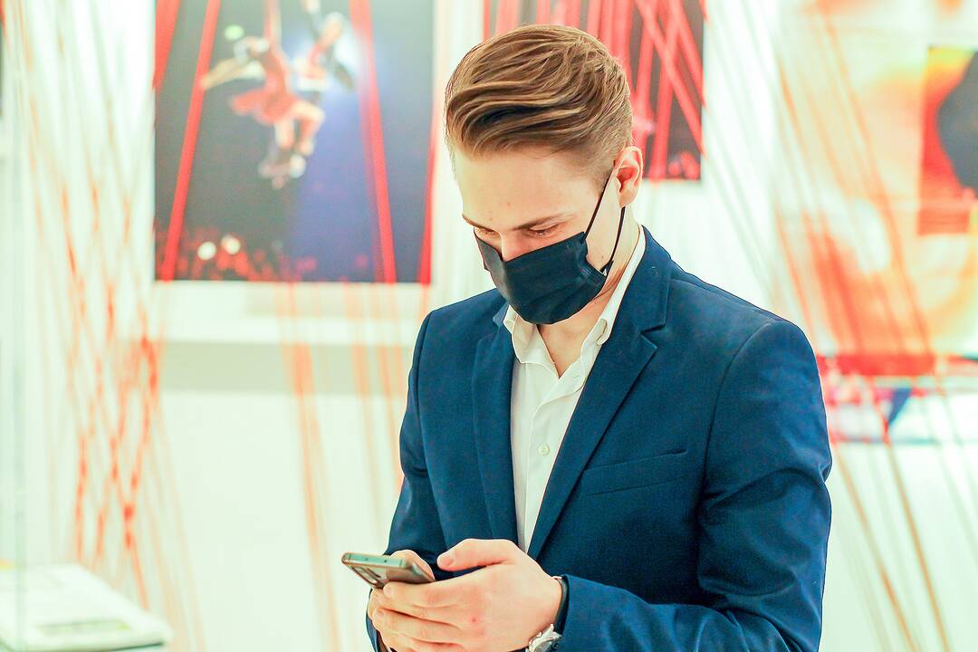 Čiuožėjų paroda ir spaudos konferencija galerijoje „Balta“
