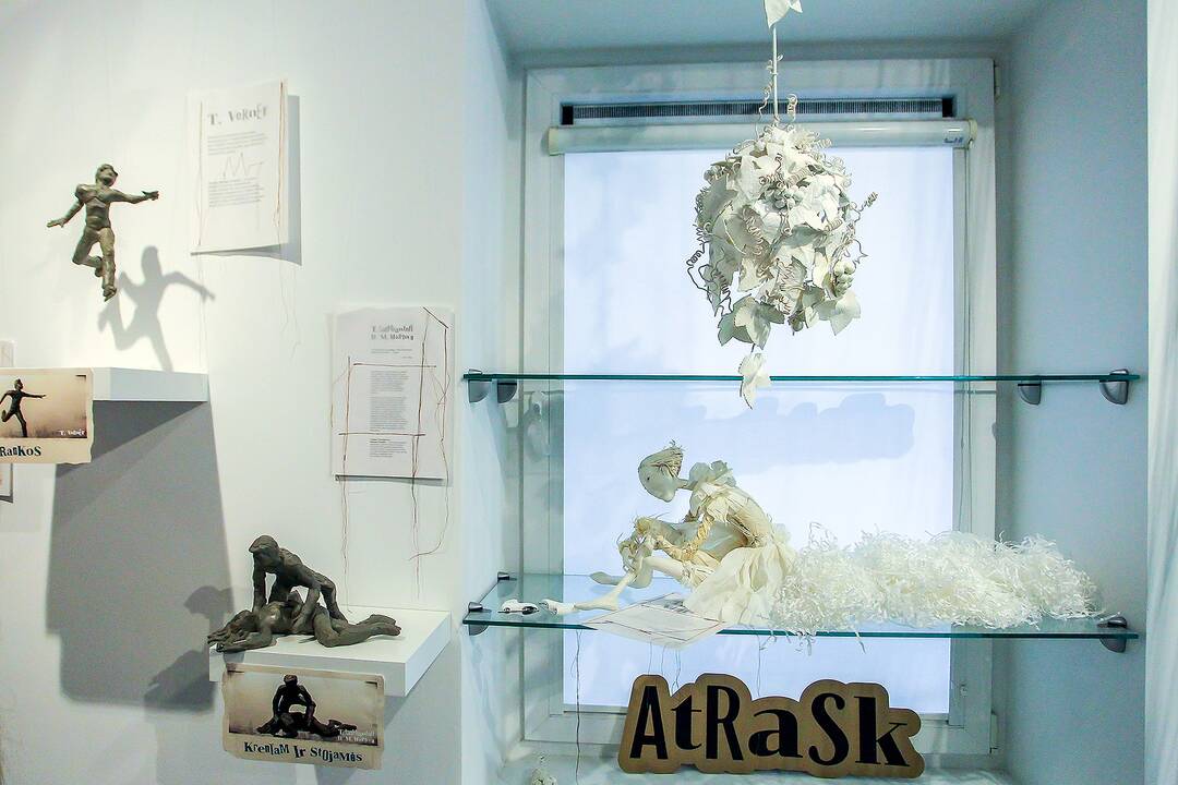 Čiuožėjų paroda ir spaudos konferencija galerijoje „Balta“