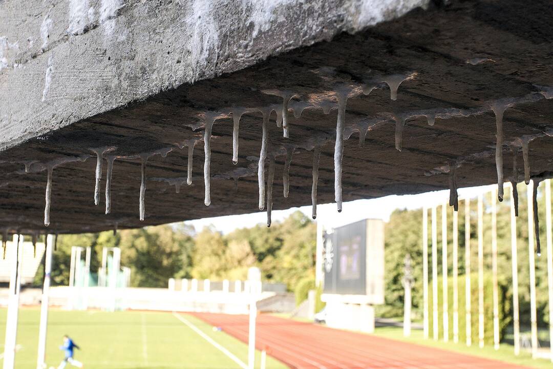 Ardomame stadione vis dar vyksta varžybos