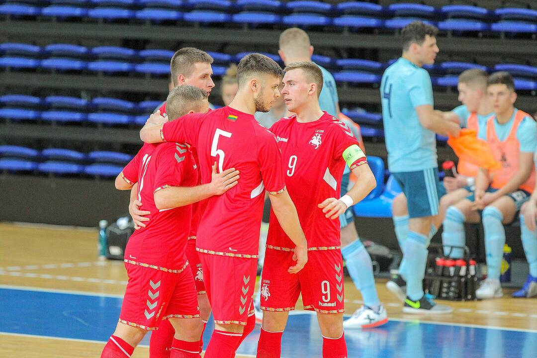 Futsalas: Lietuva – Šiaurės Airija 5:1