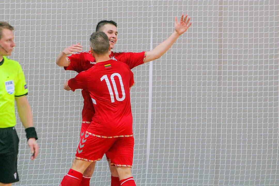 Futsalas: Lietuva – Šiaurės Airija 5:1