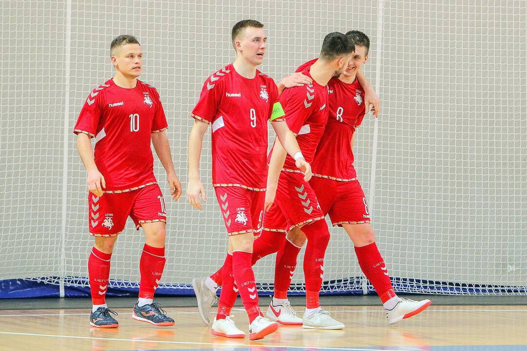 Futsalas: Lietuva – Šiaurės Airija 5:1