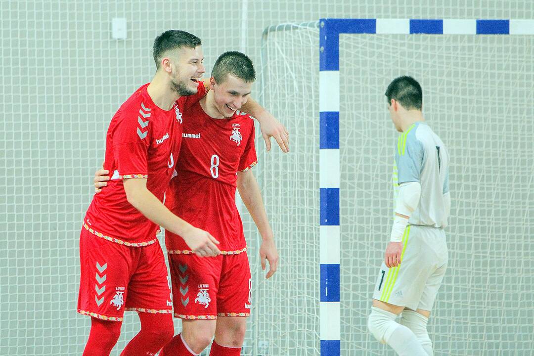 Futsalas: Lietuva – Šiaurės Airija 5:1