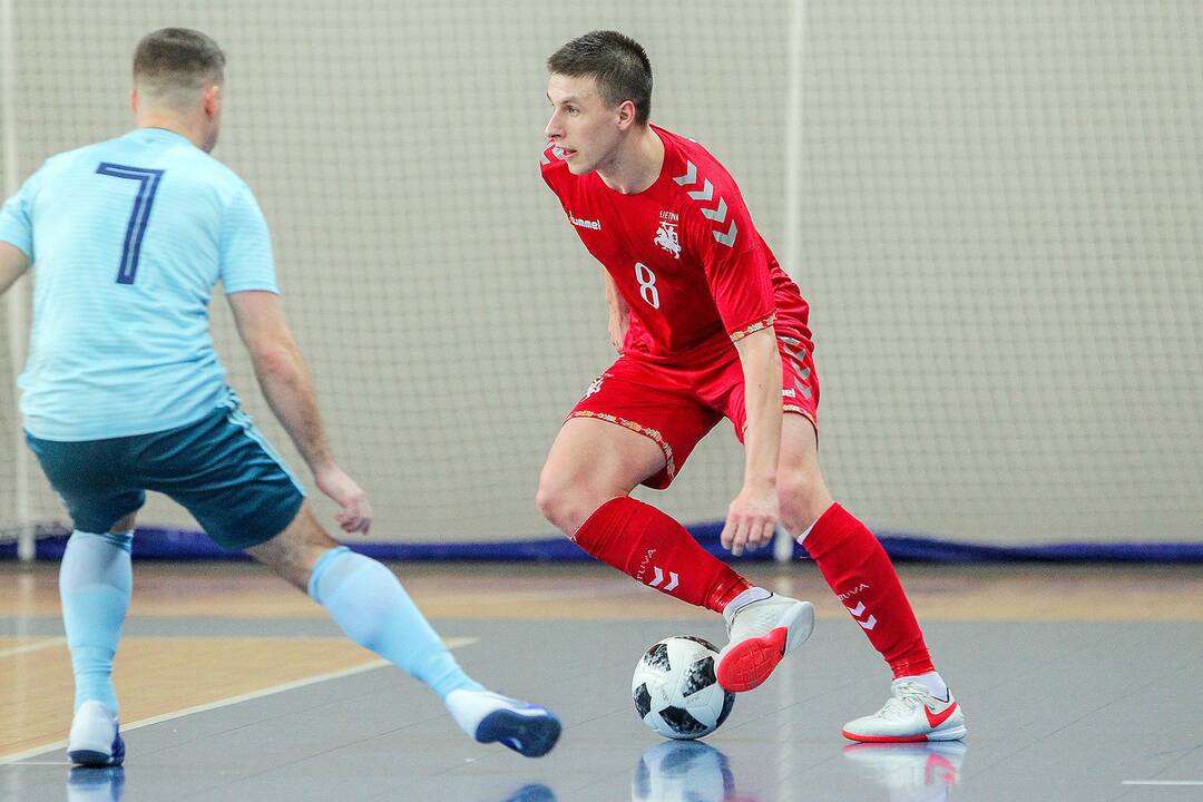 Futsalas: Lietuva – Šiaurės Airija 5:1