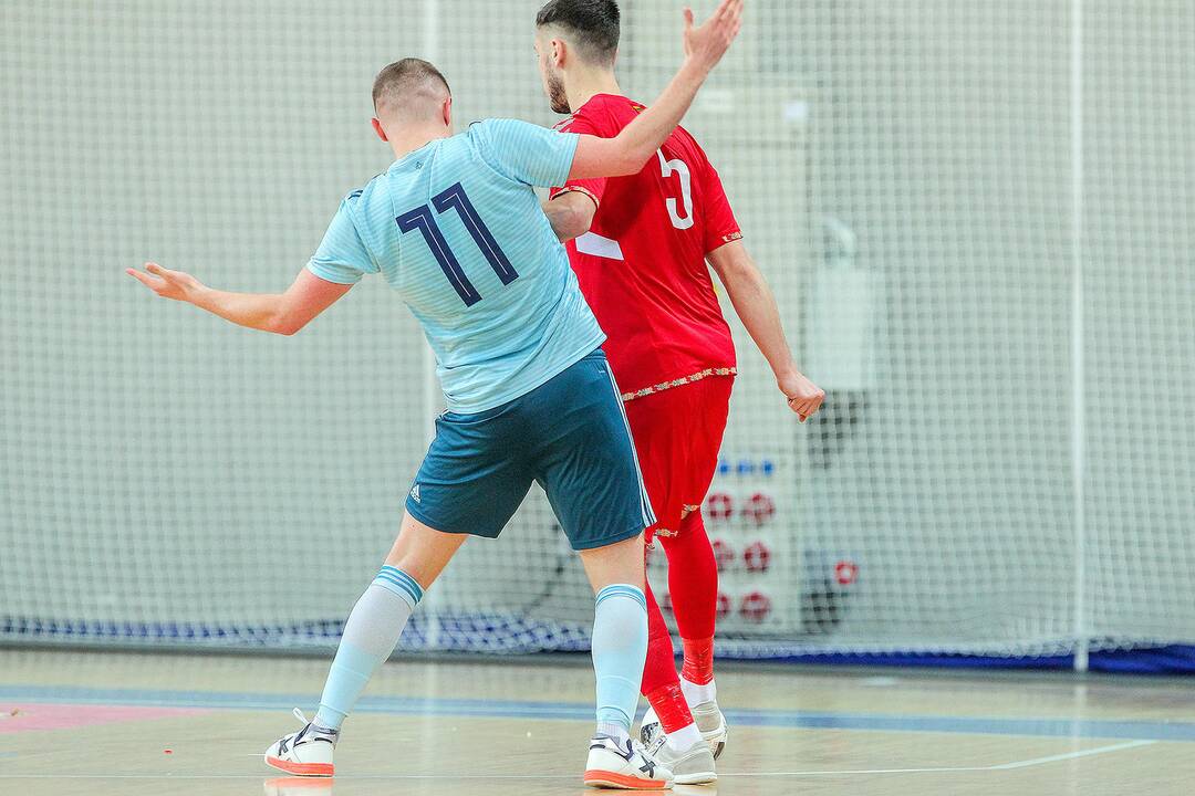 Futsalas: Lietuva – Šiaurės Airija 5:1