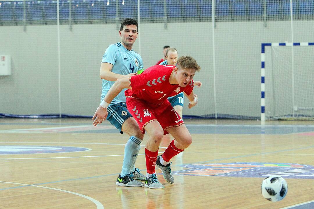 Futsalas: Lietuva – Šiaurės Airija 5:1