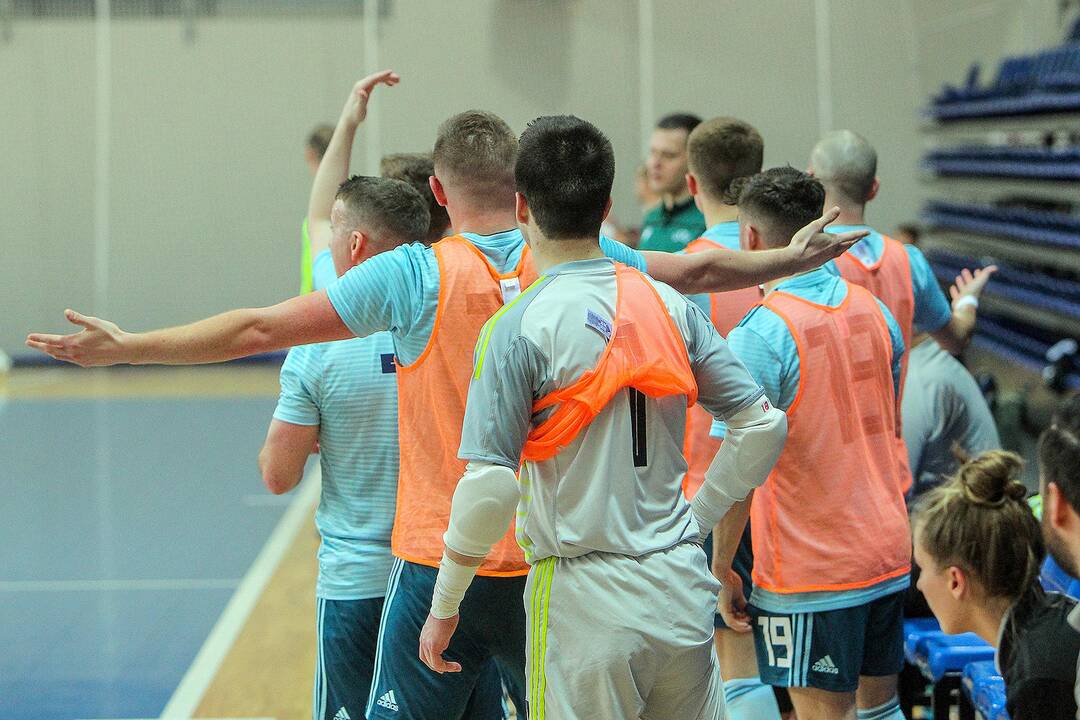 Futsalas: Lietuva – Šiaurės Airija 5:1