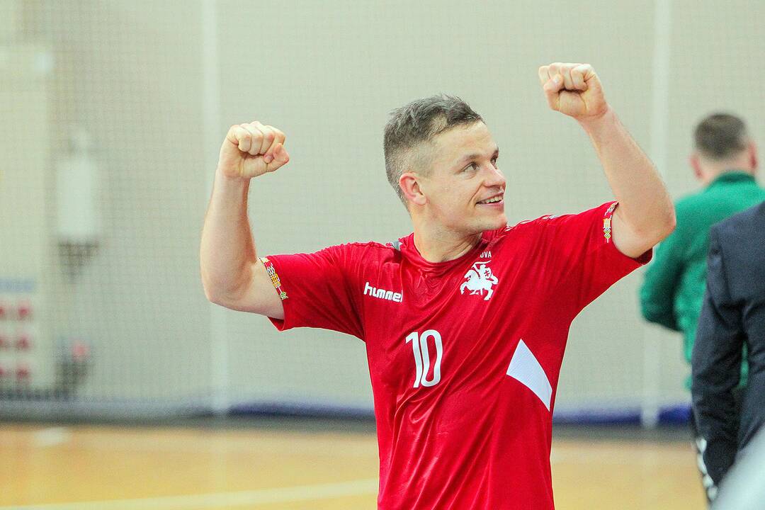 Futsalas: Lietuva – Šiaurės Airija 5:1